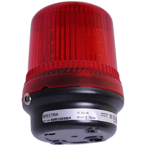 B200LDA230B/R Spectra маяк светодиодный индикаторный красный, 90-230V AC, 9 светодиодов, Изображение №1