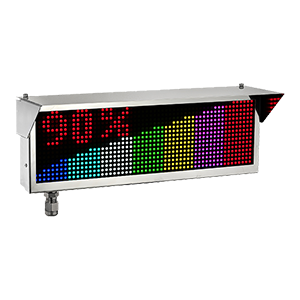 ЭКРАН-ИНФО-RGB оповещатель пожарный взрывозащищенный многоцветный 24В, УУО-RGB (ШТ1/2"), Изображение №1
