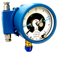 ДВ5010Сг0Ех-У2-(-1...0)кгс/см2-1,5 вакуумметр показывающий сигнализирущий взрывозащищенный