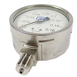 МП160НН-0,1МПа-М20х1,5 манометр показывающий коррозионностойкий, Изображение №1