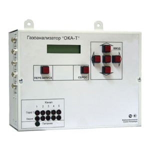 ОКА-92МТ-CH4/1-CO/1-CO2/1-H2S/1-NH3/1-O2/1-И21 газоанализатор стационарный 6-ти канальный, Изображение №1
