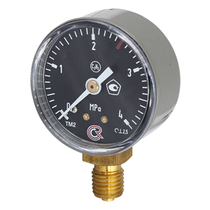 ТМ-210Р.00-(0...0,4)МПа-М12х1,5-кл.т.2,5-C2H2 манометр сварочный ацетиленовый, Изображение №1