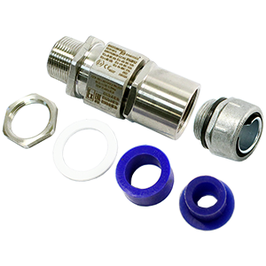 ИБЯЛ.305311.011-11 ввод кабельный для подключения кабеля в металлорукаве Ду20, Изображение №1