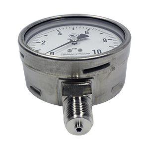 232.50.100-(0-10)бар-снизу-1/2NPT-кл.т.1,0 манометр из нержавеющей стали, Изображение №3