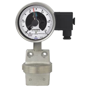 DPGS43.100-(0-1,6)бар-снизу-2хG1/2B-кл.т.1,0-821.3 дифманометр с переключающим контактом, Изображение №1