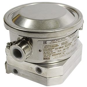 DW03UN-(0,4…4)мбар-2x1/4-NPT-F-M20x1,5-F реле дифференциального давления , Изображение №2
