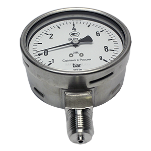 232.50.100-(0-100)кгс/см2-снизу-1/2NPT-кл.т.1,0 манометр из нержавеющей стали, Изображение №2