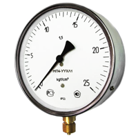 ВП4-У-УХЛ1-(-1..0)кгс/см2-кл.т.1,5 вакуумметр технический показывающий, Изображение №1
