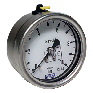 232.50.063-(0-2)бар-сзади-G1/4B-кл.т.1,6 манометр из нержавеющей стали, Изображение №1