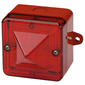 L101XAC230AR/R AlertAlight сигнализатор световой с ксеноновой лампой, красный, 230V AC, Изображение №1