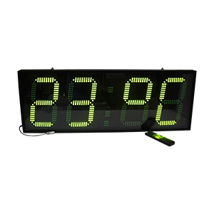 Р-250b-G часы-табло электронные офисные (зеленая индикация), Изображение №1