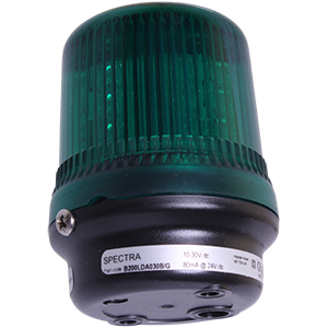 B200LDA230B/G Spectra маяк светодиодный индикаторный зеленый, 90-230V AC, 9 светодиодов, Изображение №1