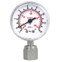 230.15.2"-(0-250)бар-сзади-9/16-18UNF-класс A манометр UHP для сверхчистых сред, Изображение №1