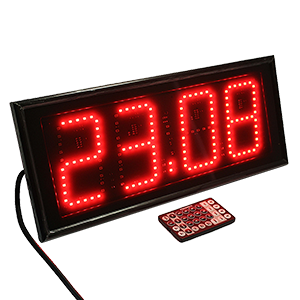 Импульс-410-PMS-GPS232-R часы электронные главные офисные с GPS/Глонасс-синхронизацией (красная индикация), Изображение №1