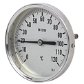 A52.080/S-(0...+100°C)-100х8мм-сзади-G1/2B-кл.т.1,0 термометр биметаллический