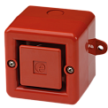 A100AC230R AlertAlarm оповещатель звуковой, красный корпус, 104 dB, 24-260V АC, 60-260V DC