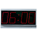 Электроника7-2100С4Т часы электронные уличные автономные, 2.5 кд (красная индикация), датчик температуры