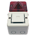 SONFL1HAC230R/A сигнализатор светозвуковой серии Sonora со светодиодной лампой, корпус красный, линза оранжевая, 100 dB, 230V AC, IP66, Изображение №4