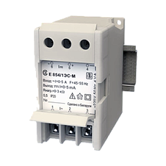 Е854/2ЭС-М-(пит.24В) преобразователь измерительный напряжения переменного тока в выходной сигнал 4-20 мА  (0-1А)