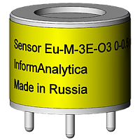Eu-М-3E-O3 сенсор электрохимический на озон, 0-0,05 ppm