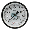 МП3-Уф-(0-0,06...10)МПа-кт.1,5-d.100-IP40-М20х1,5-ОШ-У2 манометр