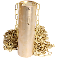 ПЭ-1610 пробоотборник для нефти и нефтепродуктов, объем 0,8л, цепь латунная 25м (ЛТ)
