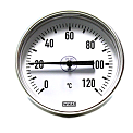 A50.10.080-(0...+120°С)-40х9мм-G1/2B-кл.т.2,0 термометр биметаллический с защитной гильзой (шток алюминий)