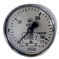 111.12.040-(0-315)бар-сзади-М10х1-кл.т.2,5-пластик манометр с трубкой Бурдона