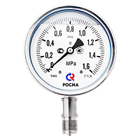 ТВ-621Р.00-(-0,1...0)МПа-М20х1,5-кл.т.1,0 вакуумметр коррозионностойкий
