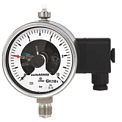 PGS23.50.100-(0-40)бар-снизу-1/2NPT-821.1-кл.т.1,0 манометр с электроконтактами