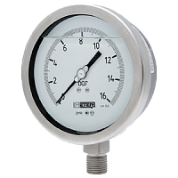ДМ-90-100-1-(0-0,6...400)кгс/см2-снизу-кл.т.1,0 манометр коррозионностойкий