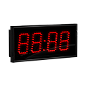 Импульс-408-SS-R часы электронные вторичные офисные (красная индикация)