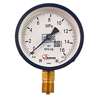 МП3-Уф-(0-16...25)МПа-кл.т.1,5-d.100-IP40-М20х1,5-РШ-У2-ГП-2К манометр