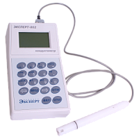 Эксперт-002-2-6-п кондуктометр переносной с лабораторным погружным датчиком (5 мкСм/см...200 мС/см)