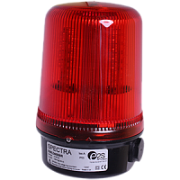 B300LDA050B/R Spectra маяк светодиодный многофункциональный красный, 10-50V DC, 16 светодиодов