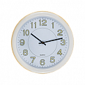 УЧС-390-СК-м часы вторичные стрелочные офисные минутные, круглый корпус слоновая кость
