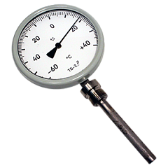 ТБ-2Р термометр биметаллический с длиной термобаллона до 200 мм (-50...+100, кл.т.1,5, 160, 10, М20х1,5)