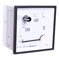 KLY-Z96V-3d, 0-523VAC вольтметр переменного тока со встроенным переключателем 400/230V, красная риска 400V