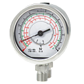 732.18.080-(0-2,5)бар-снизу-2хG3/8B-кл.т.1,6 манометр дифференциального давления с трубкой Бурдона
