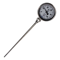 R5502.100/S-(-30...+50°C)-100х8мм-снизу-G1/2B-кл.т.1,0 термометр биметаллический 