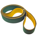 Ремень плоский с полиамидным сердечником 0,6 мм, 1545х20х1,5 мм, зеленый/желтый, минимальный диаметр шкива 35 мм