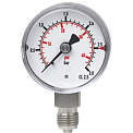 131.11.050-(0-0,6)МПа-снизу-1/4NPT-кл.т.2,5 манометр из нержавеющей стали