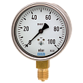612.20.100-(0-10)кПа/(0-100)мбар-снизу-G1/2B-кл.т.1,5 манометр с мембранной коробкой