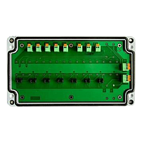 Tema-KR82.01-m65 кросс-коммутатор на 8 направлений, металический корпус, с грозозащитой