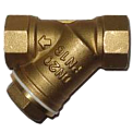 YS3000E008 фильтр сетчатый латунный резьбовой (Ду008 Ру16 G1/4" сетка нерж.ст.0,5мм)