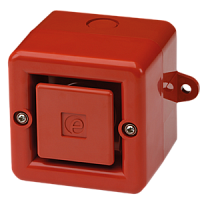SONF1DC24R сигнализатор аварийный звуковой серии Sonora, красный корпус, 100 dB, 10-30V DC