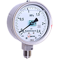 ДА8008-ВУф-КС-(-0,1-0,9...2,4)МПа-кт.1,0-d.100-IP65-G1/2-РШ-SG-УХЛ1 мановакуумметр виброустойчивый коррозионностойкий