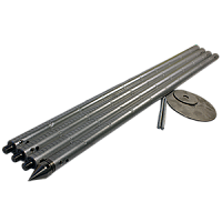 ГР-56 штанга гидрометрическая 4 м, 4 секции, алюминиевая труба