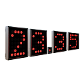 Электроника7-21350С4 часы электронные уличные автономные, 2.5 кд (красная индикация)