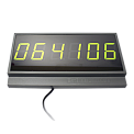 Электроника7-256СМ6 часы электронные офисные вторичные, 0.5 кд (зеленая индикация)